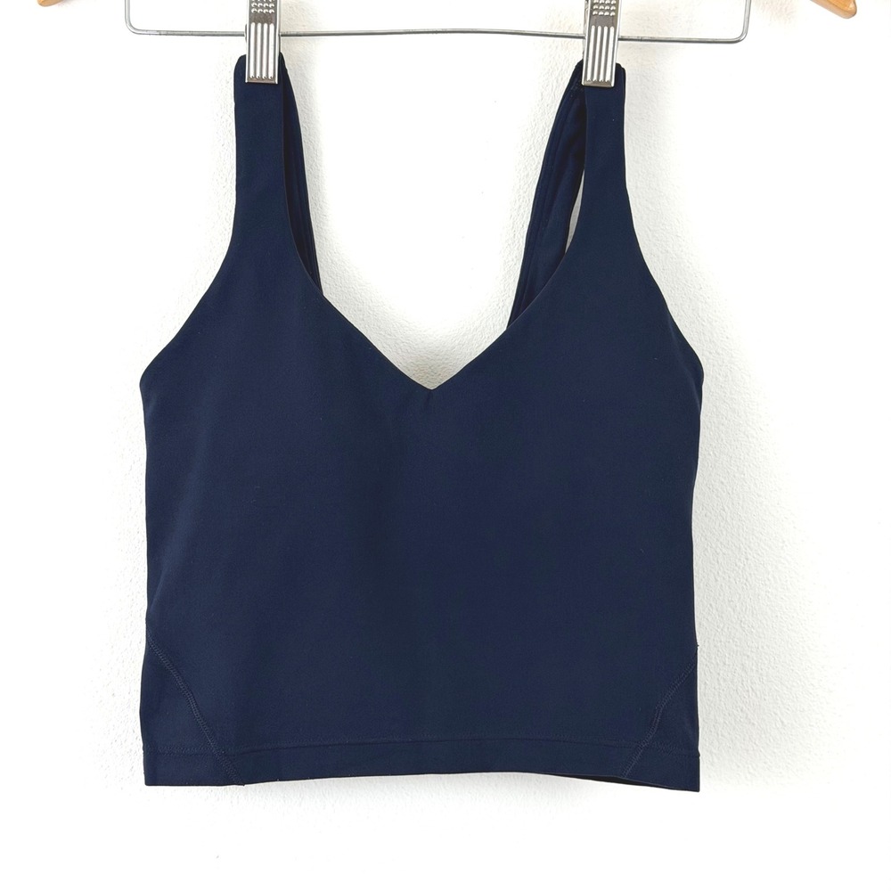 Lululemon Align Tank SZ 2 True Navy Blue Nulu